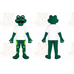 Frog Mascot Costume for Adults Custom Logo Party Character Suit