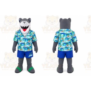 Shark Mascot Costume for Adults Custom Logo Party Character Suit
