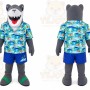Shark Mascot Costume for Adults Custom Logo Party Character Suit
