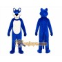 Blue Panther Mascot Costume for Adults Custom Logo Party Character Suit