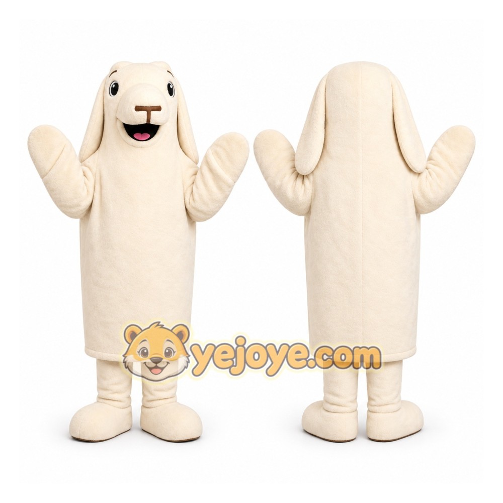 Rabbit Mascot Costume for Adults Custom Logo Party Character Suit