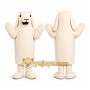 Rabbit Mascot Costume for Adults Custom Logo Party Character Suit