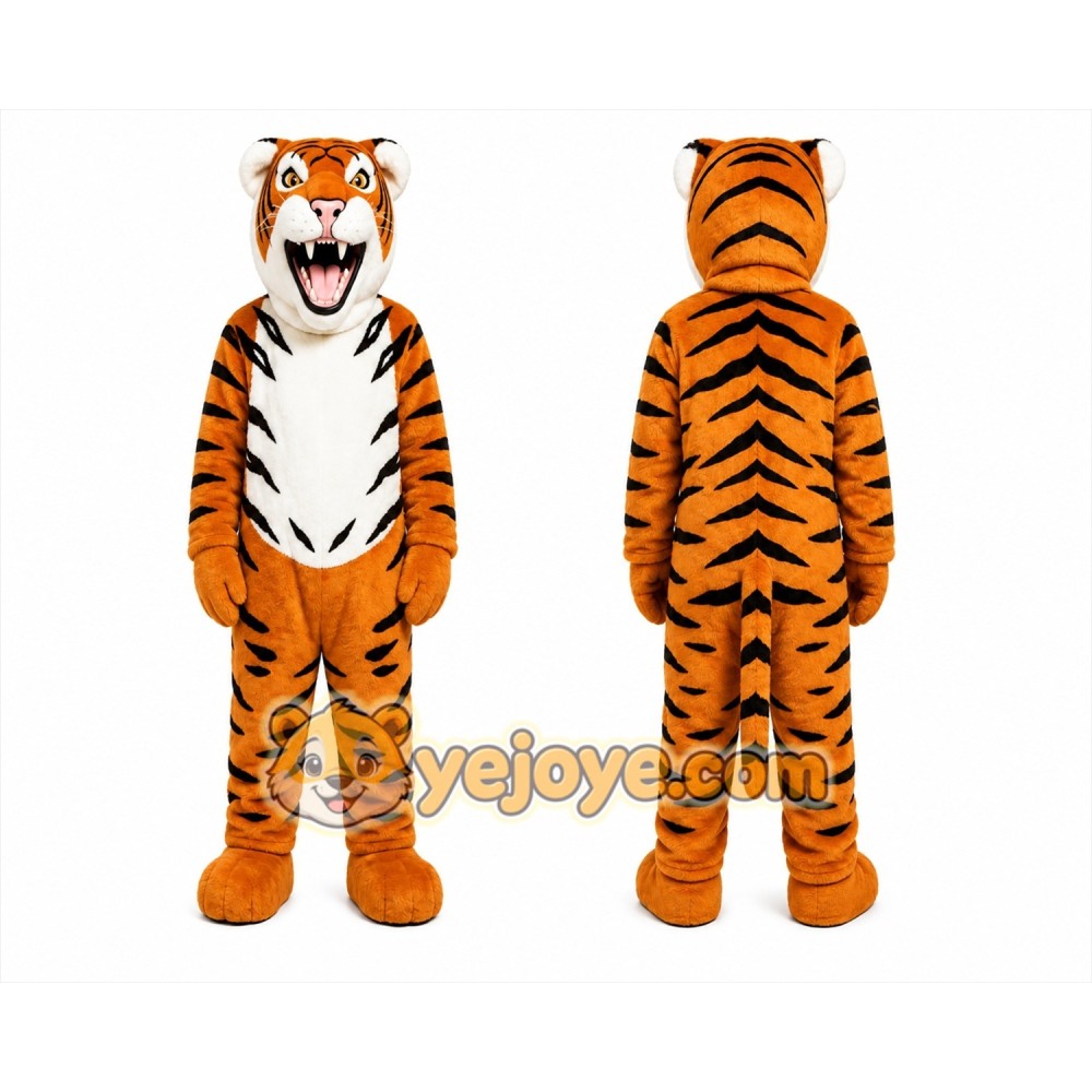 Tiger Mascot Costume for Adults Custom Logo Party Character Suit