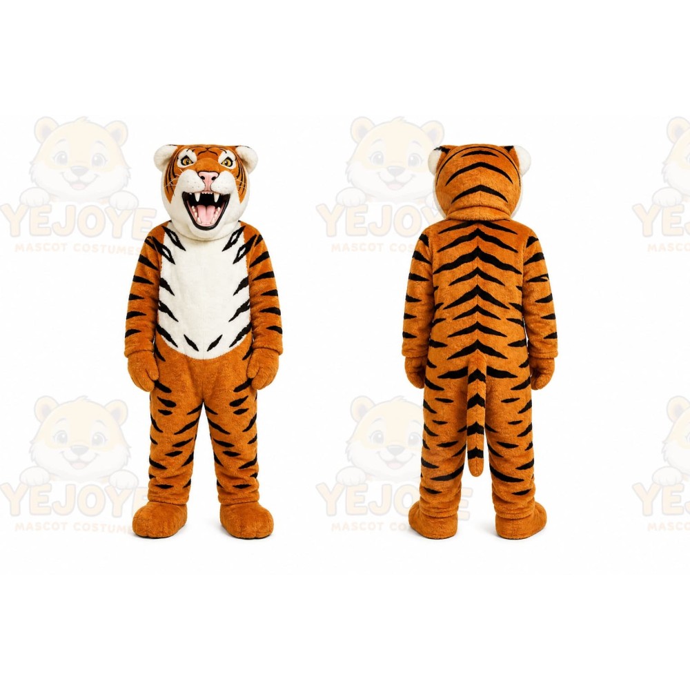 Tiger Mascot Costume for Adults Custom Logo Party Character Suit