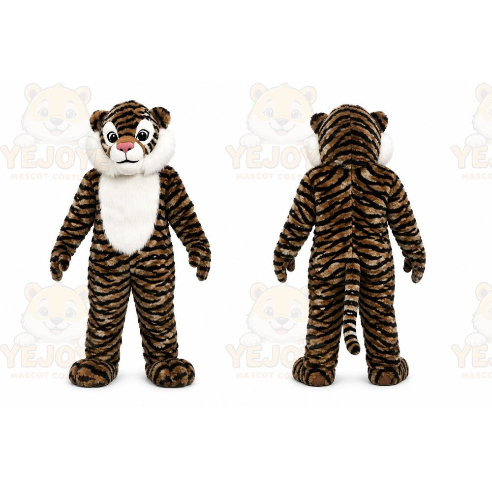 Tiger Mascot Costume for Adults Custom Logo Party Character Suit