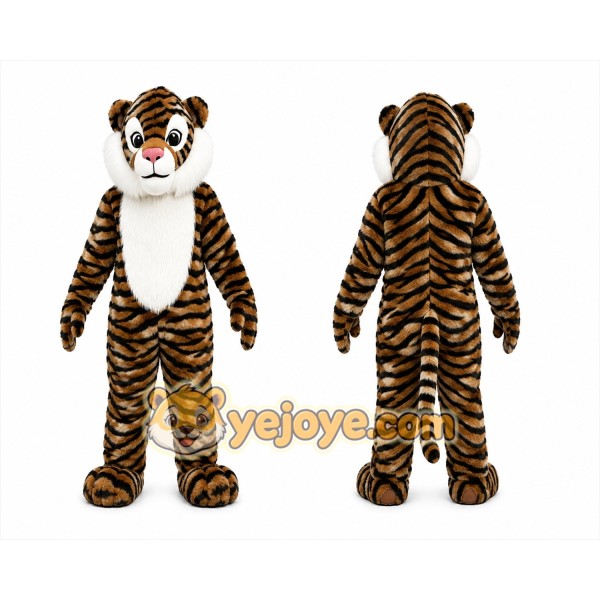 Tiger Mascot Costume for Adults Custom Logo Party Character Suit