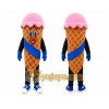 Ice Cream Mascot Costume for Adults Custom Logo Party Character Suit Ice Cream Mascot Costume for Adults Custom Logo Party Character Suit