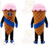 Ice Cream Mascot Costume for Adults Custom Logo Party Character Suit