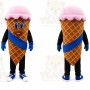 Ice Cream Mascot Costume for Adults Custom Logo Party Character Suit