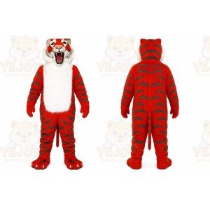 Tiger Mascot Costume for Adults Custom Logo Party Character Suit