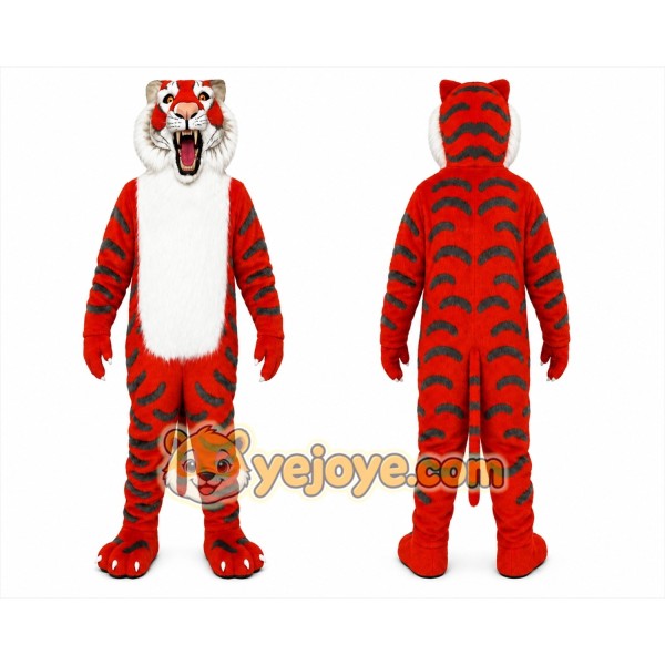 Tiger Mascot Costume for Adults Custom Logo Party Character Suit
