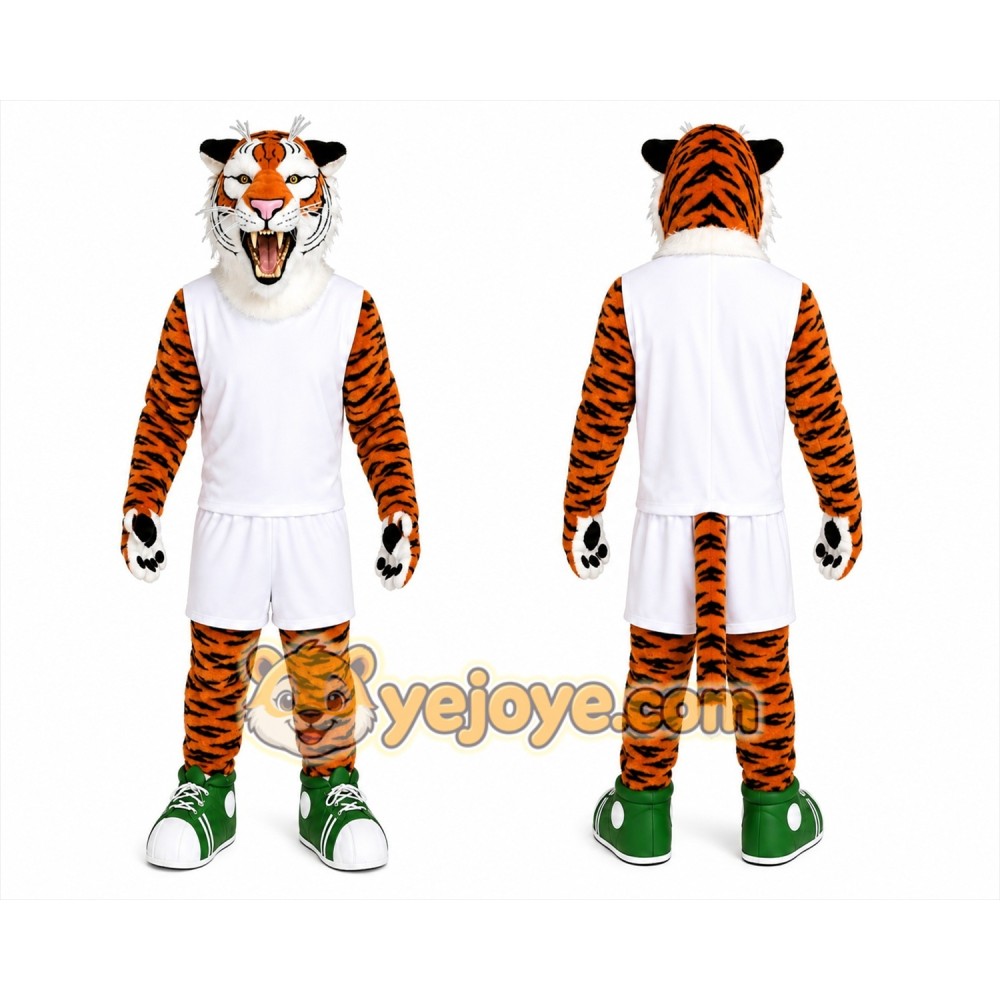 Tiger Mascot Costume for Adults Custom Logo Party Character Suit