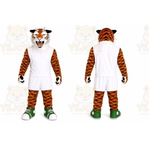 Tiger Mascot Costume for Adults Custom Logo Party Character Suit