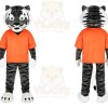 Tiger Mascot Costume for Adults Custom Logo Party Character Suit