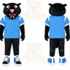 Panther Mascot Costume for Adults Custom Logo Party Character Suit