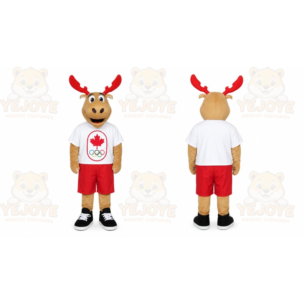 Moose Mascot Costume for Adults Custom Logo Party Character Suit