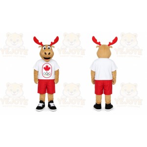 Moose Mascot Costume for Adults Custom Logo Party Character Suit