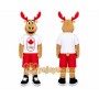 Moose Mascot Costume for Adults Custom Logo Party Character Suit