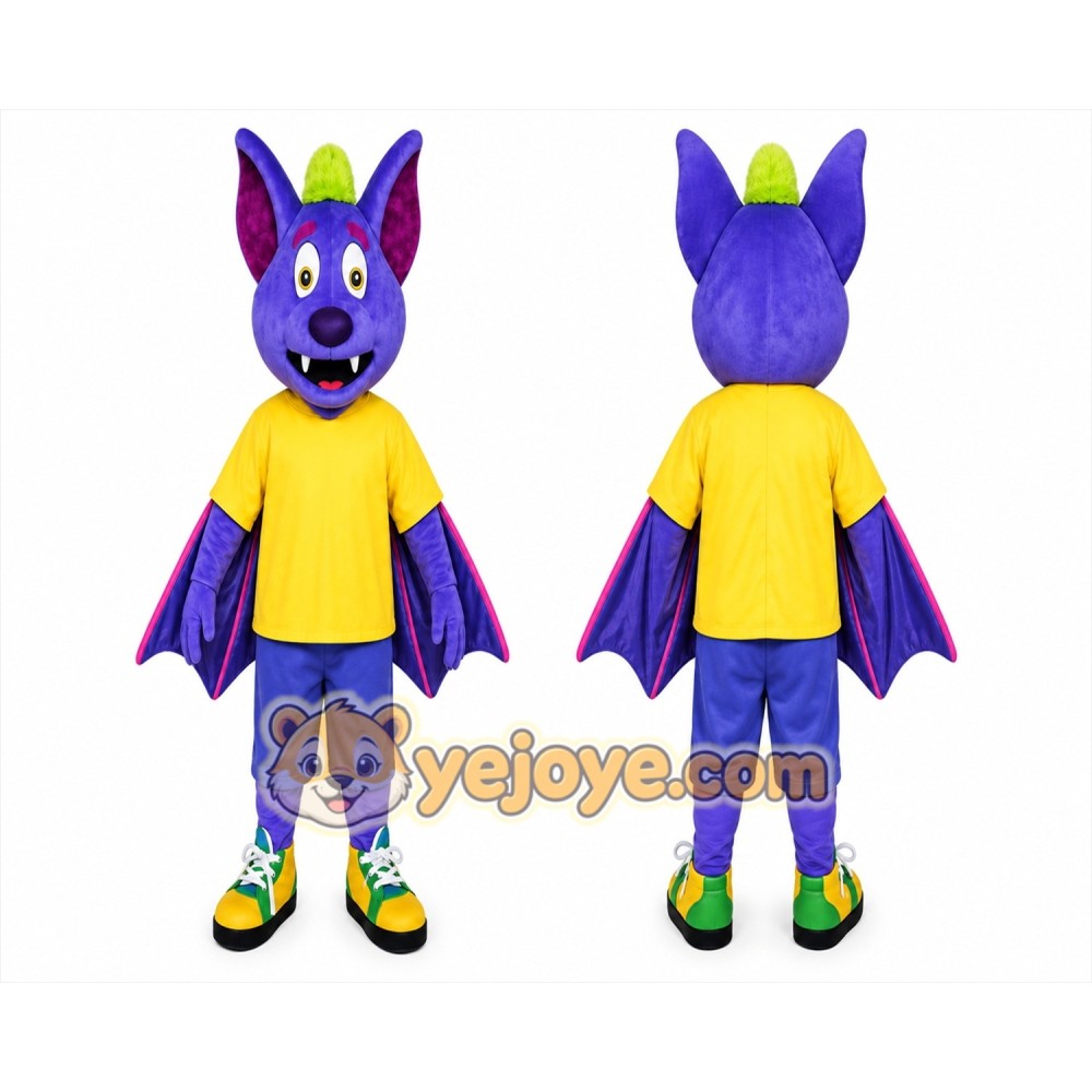 Bat Mascot Costume for Adults Custom Logo Party Character Suit Bat Mascot Costume for Adults Custom Logo Party Character Suit