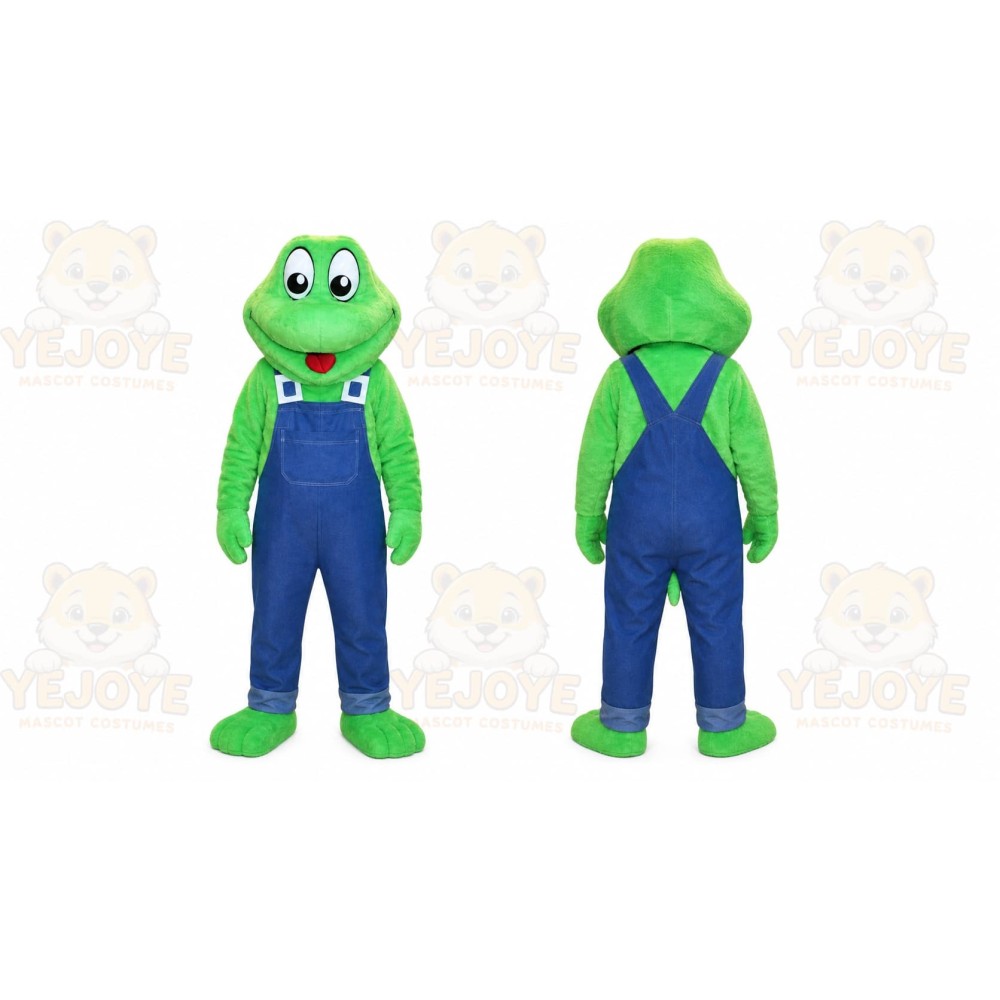 Frog Mascot Costume for Adults Custom Logo Party Character Suit