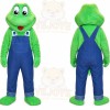 Frog Mascot Costume for Adults Custom Logo Party Character Suit