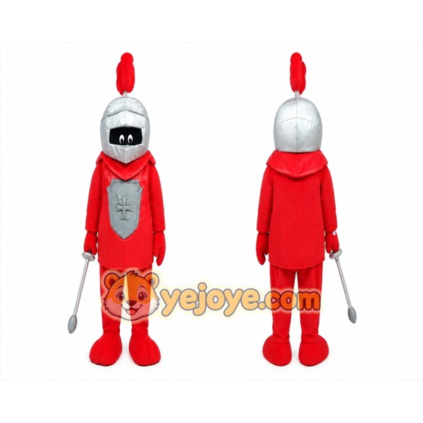 Knight Mascot Costume for Adults Custom Logo Party Character Suit