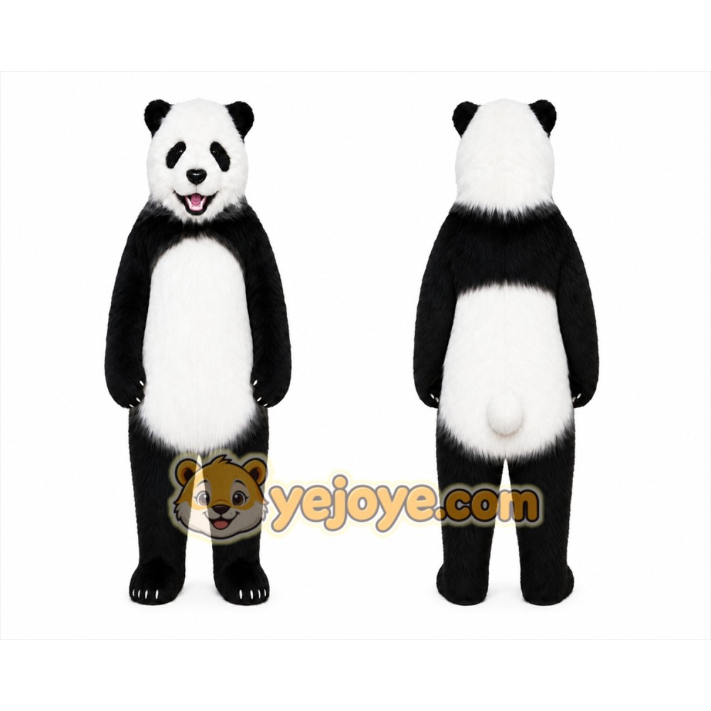 Panda Mascot Costume for Adults Custom Logo Party Character Suit Panda Mascot Costume for Adults Custom Logo Party Character Suit
