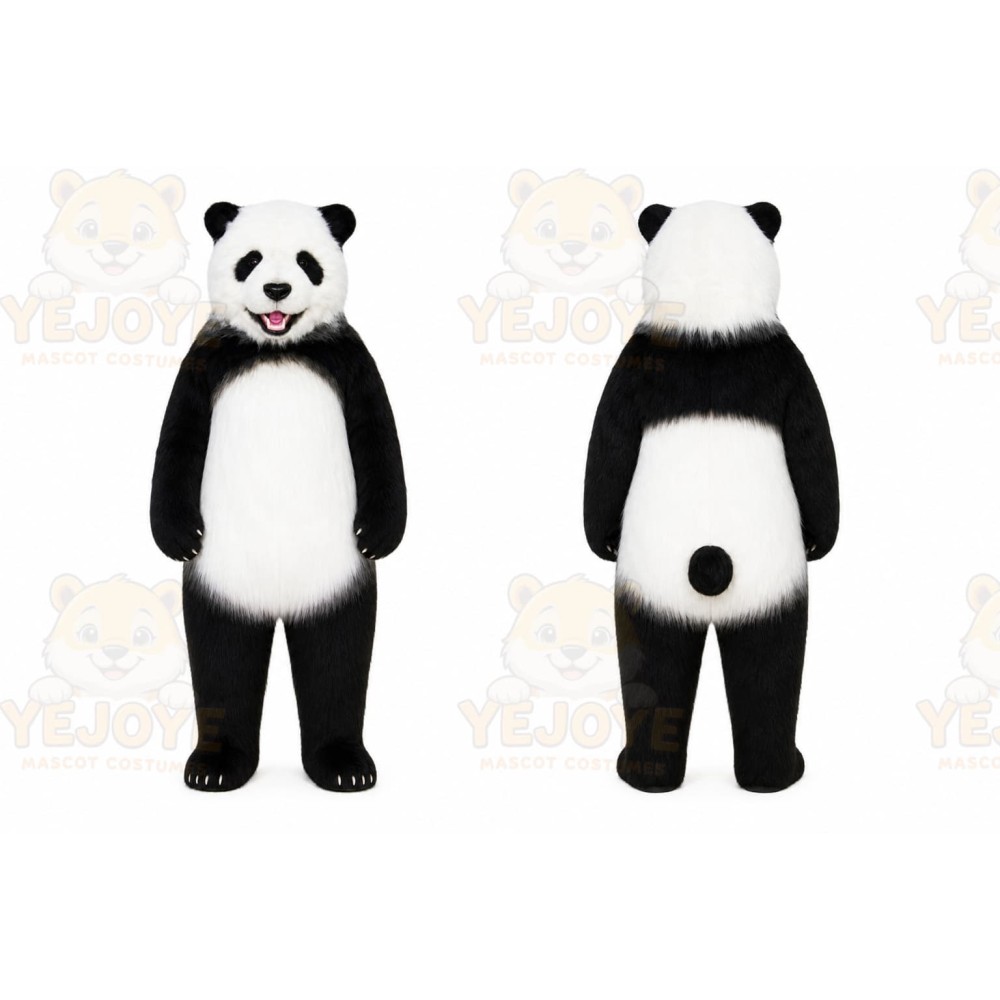 Panda Mascot Costume for Adults Custom Logo Party Character Suit