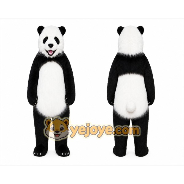 Panda Mascot Costume for Adults Custom Logo Party Character Suit