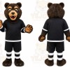 Bear Mascot Costume for Adults Custom Logo Party Character Suit