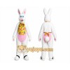 Rabbit Mascot Costume for Adults Custom Logo Party Character Suit Rabbit Mascot Costume for Adults Custom Logo Party Character Suit