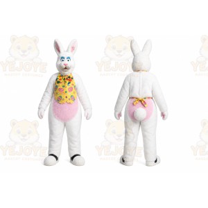 Rabbit Mascot Costume for Adults Custom Logo Party Character Suit