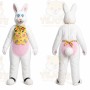Rabbit Mascot Costume for Adults Custom Logo Party Character Suit