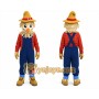 Scarecrow Mascot Costume for Adults Custom Logo Party Character Suit