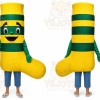 Crayon Mascot Costume for Adults Custom Logo Party Character Suit