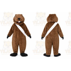 Beaver Mascot Costume for Adults Custom Logo Party Character Suit