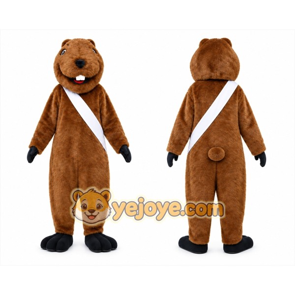 Beaver Mascot Costume for Adults Custom Logo Party Character Suit