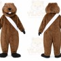 Beaver Mascot Costume for Adults Custom Logo Party Character Suit