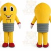 Lightbulb Mascot Costume for Adults Custom Logo Party Character Suit