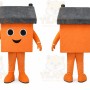 House Mascot Costume for Adults Custom Logo Party Character Suit