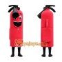 Fire Extinguisher Mascot Costume for Adults Custom Logo Party Character Suit