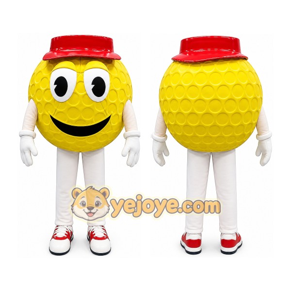 Golf Ball Mascot Costume for Adults Custom Logo Party Character Suit