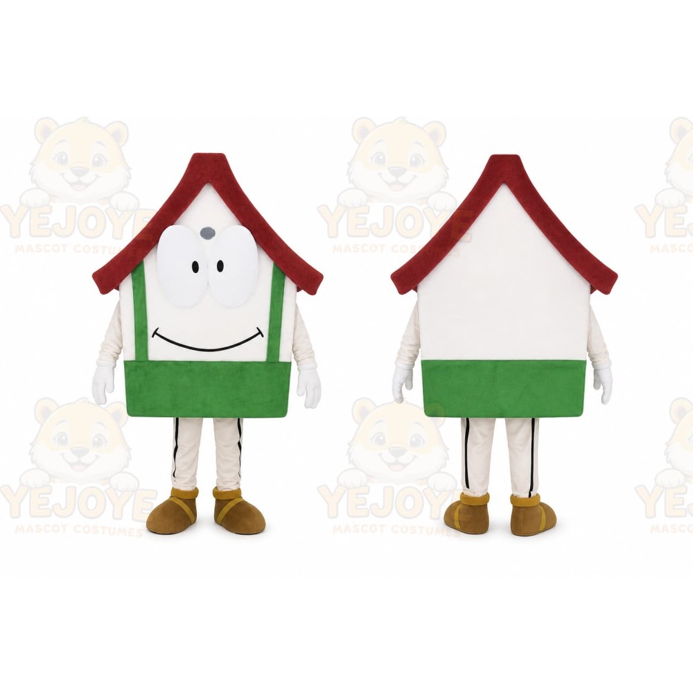 House Mascot Costume for Adults Custom Logo Party Character Suit