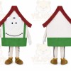 House Mascot Costume for Adults Custom Logo Party Character Suit