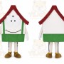 House Mascot Costume for Adults Custom Logo Party Character Suit