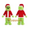 Green Christmas Monster Mascot Costume for Adults Custom Logo Party Character Suit Green Christmas Monster Mascot Costume for Adults Custom Logo Party Character Suit