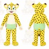 Leopard Mascot Costume for Adults Custom Logo Party Character Suit