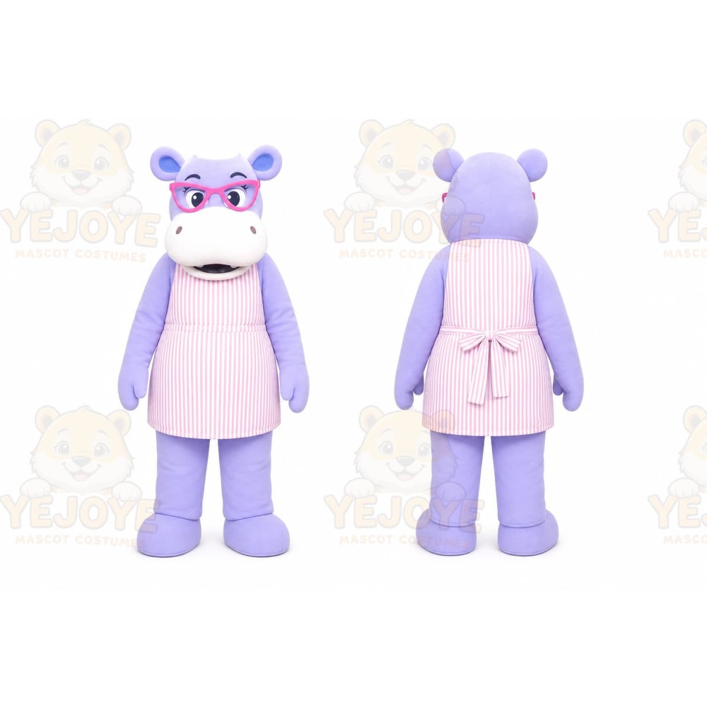 Hippo Mascot Costume for Adults Custom Logo Party Character Suit