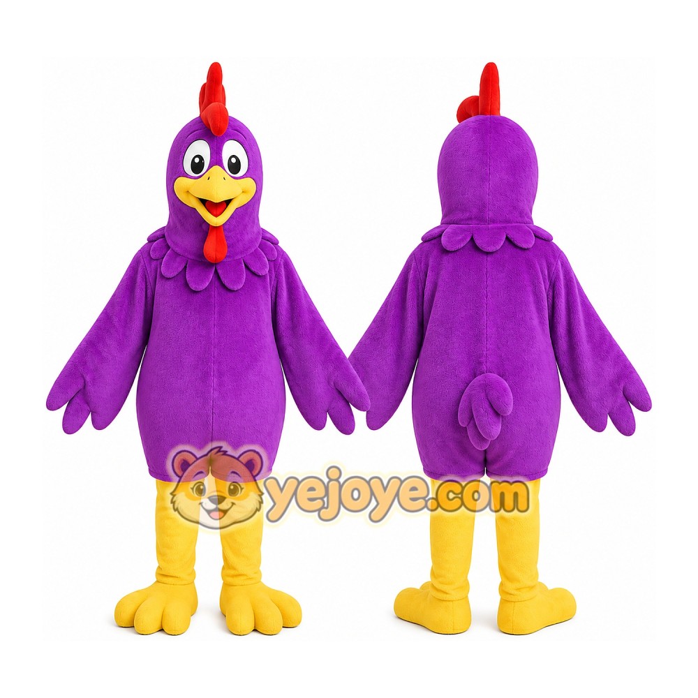 Chicken Mascot Costume for Adults Custom Logo Party Character Suit