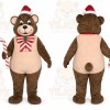 Bear Mascot Costume for Adults Custom Logo Party Character Suit